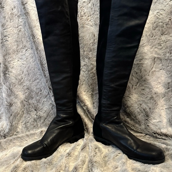 Stuart Weitzman black boots size 5 woman - Picture 3 of 16